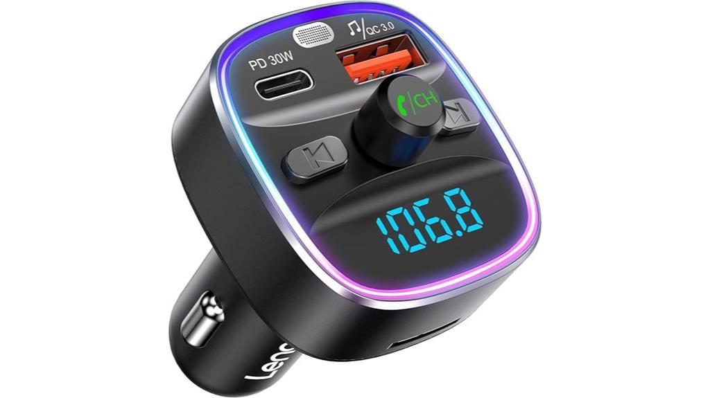 bluetooth 5 4 fm transmitter