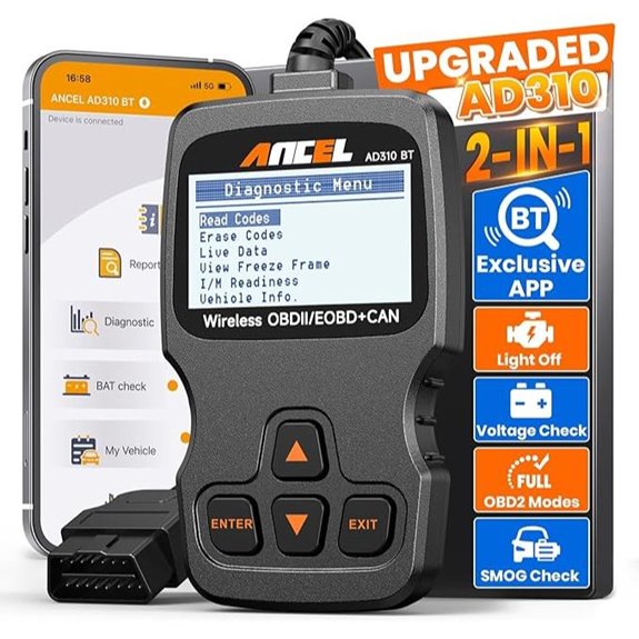 ANCEL AD310BT OBD2 Bluetooth Scanner for Cars