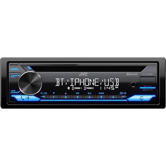 JVC Bluetooth CD Car Stereo with USB and Radio