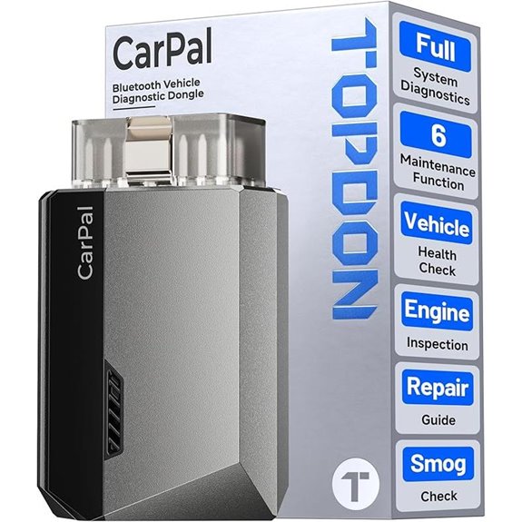 TOPDON Carpal OBD2 Bluetooth Scanner with Diagnostics
