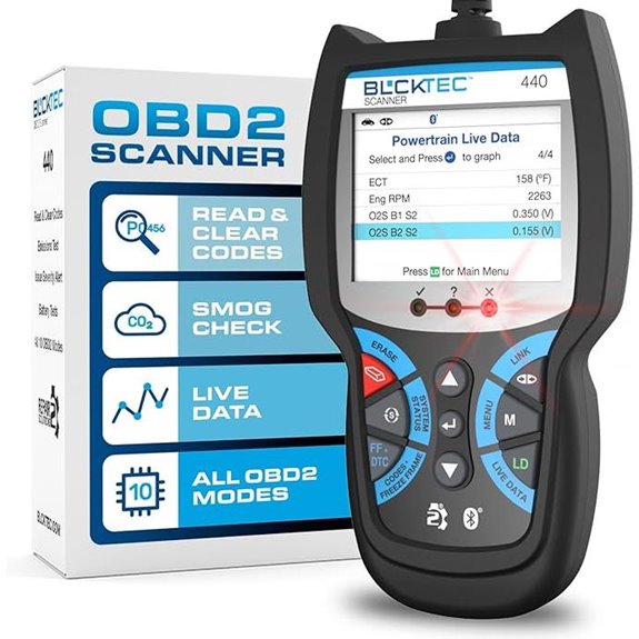 BLCKTEC 440 Bluetooth OBD2 Scanner and Diagnostic Tool
