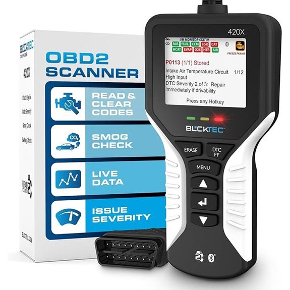 BLCKTEC 420X OBD2 Scanner with Bluetooth App