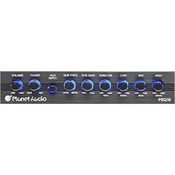 Planet Audio PEQ10 Car Equalizer