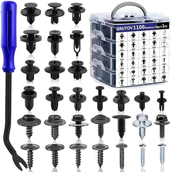Auto Retainer Clips Set for Cars and Bumpers