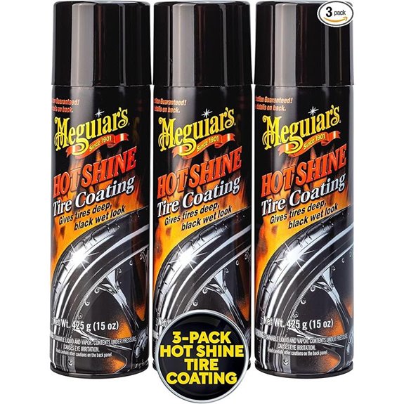 Meguiar's Hot Shine Tire Coating (3 Pack)
