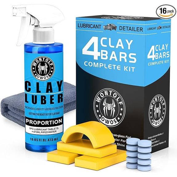 Wontolf Car Clay Bar Detailing and Lubricant Kit