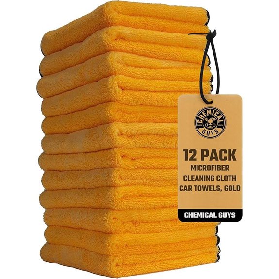 Chemical Guys Microfiber Towels for Car Detailing (12 Pack)