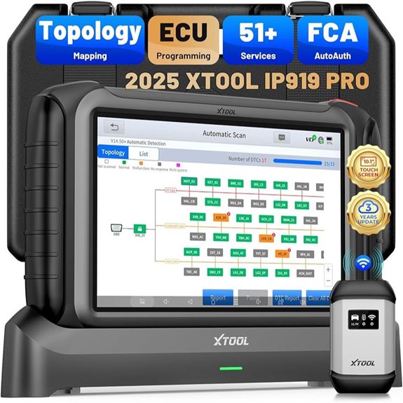 XTOOL IP919 PRO Car OBD2 ECU Scanner