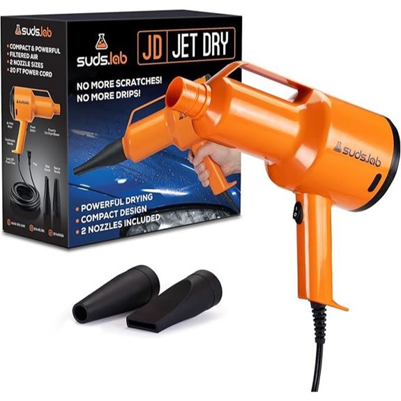 Suds Lab JD Jet Dry Car Dryer with Nozzles
