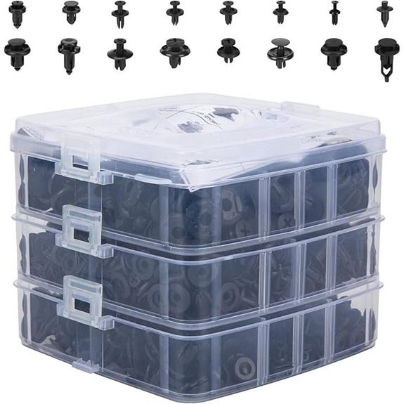 620 Pcs Car Retainer Clips Set for Auto Fasteners