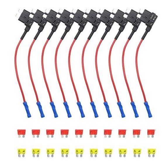 Recoil FT1-10 Car Fuse Tap Kit with 10 Fuses