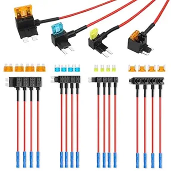 16-Pack Car Fuse Tap Kit for Various Fuses