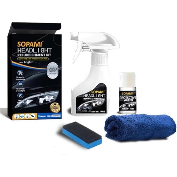 SOPAMI Car Headlight Restoration Kit Gloss & Shine