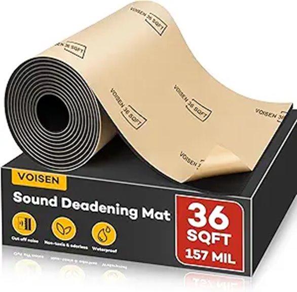 VOISEN Car Sound Deadening Material 36 sqft