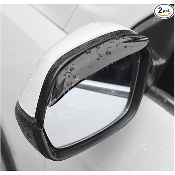 2 PCS Waterproof Rain Visor for Car Side Mirror