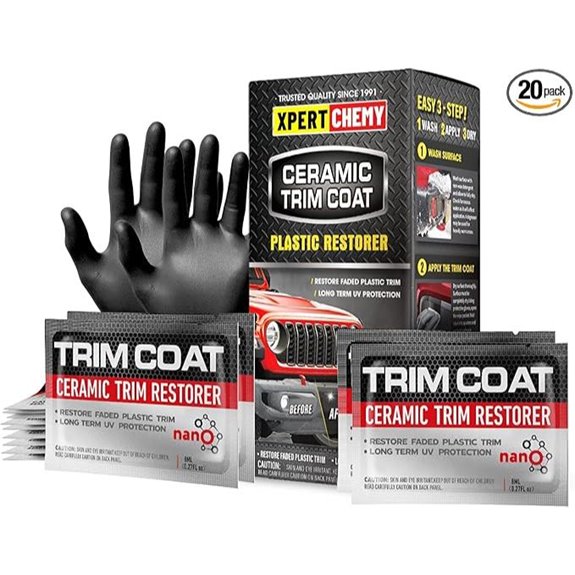 Ceramic Trim Coat Kit for Car Plastic Restoration
