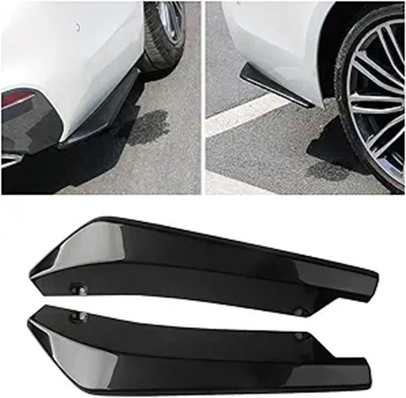 Mandark 2PCS Car Rear Bumper Diffuser Spoilers