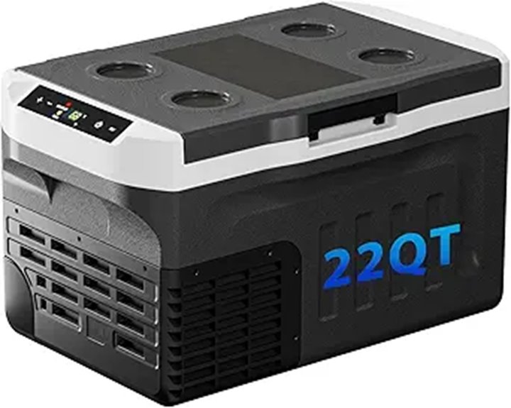 12V/24V Car Refrigerator 22QT Compact Cooler
