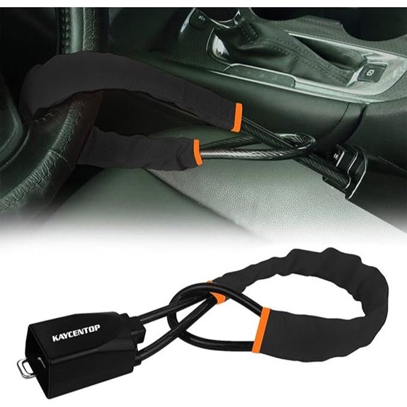 KAYCENTOP Car Steering & Seat Belt Lock Anti-Theft