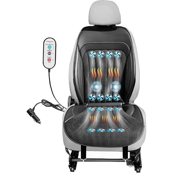3-in-1 Car Seat Massager with Winter & Cooling