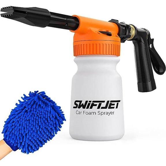 SwiftJet Car Wash Foam Gun & Mitt Kit