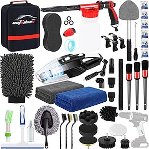 AUTODECO 40Pcs Car Wash Kit with Foam Gun