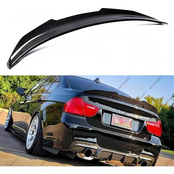 BMW E90 M3 Sedan Rear Spoiler Carbon Fiber Style