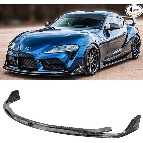 Carbon Fiber JDM Style Bumper Lip Splitter Kit for Toyota Supra