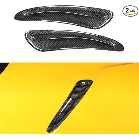 JSWAN Carbon Fiber Car Hood Vent for GR Supra