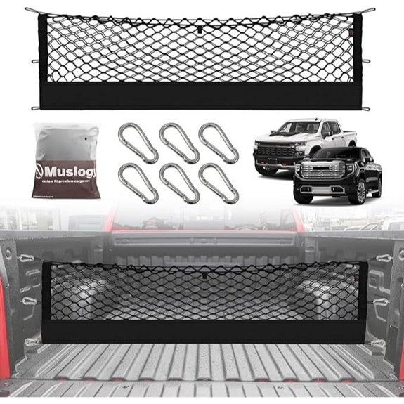 Muslogy Cargo Net for Chevy Silverado & GMC Sierra