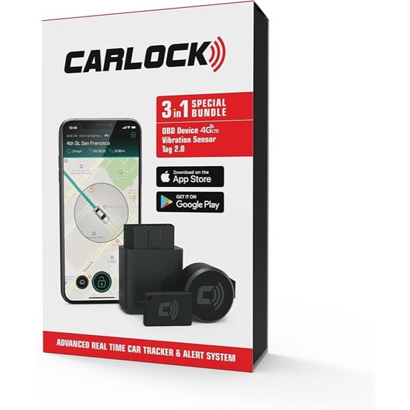 CARLOCK Ultimate Security Bundle: Real-Time Tracker & Alarm