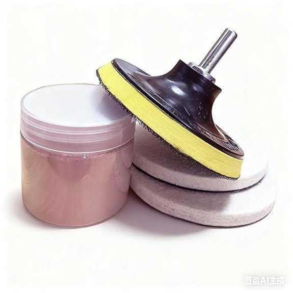 Cerium Oxide Glass Polishing Kit and Scratch Remover