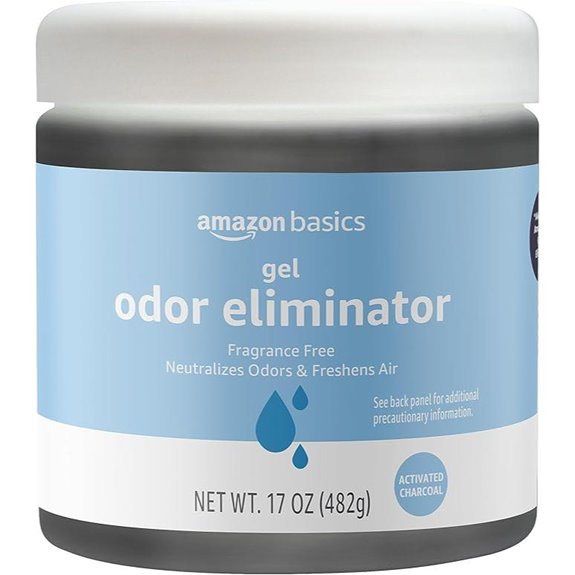 Amazon Basics Gel Odor Eliminator Charcoal Fragrance-Free