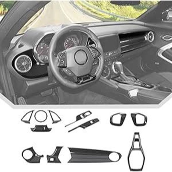 JeCar Carbon Fiber Interior Trim Kit for Chevy Camaro