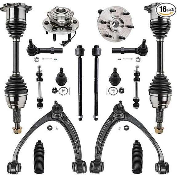 Detroit Axle 4WD Front Suspension Kit for Chevy GMC