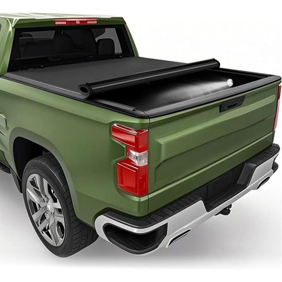 Soft Roll-up Truck Bed Tonneau Cover for Chevy Silverado