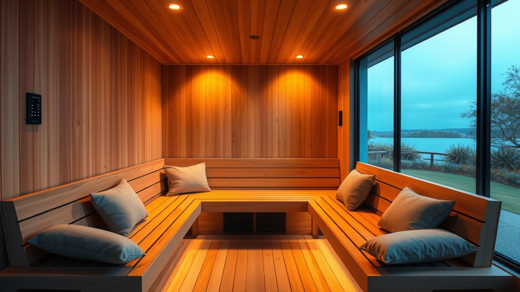 choosing spacious safe saunas
