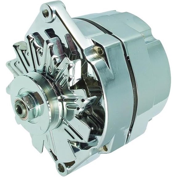 Chrome 200A Alternator for GM Chevrolet Oldsmobile Hotrod