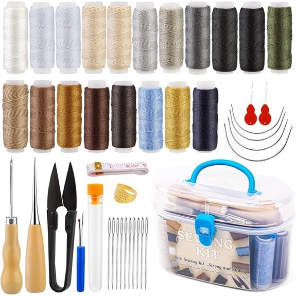 FTEVEN Upholstery Repair Sewing Kit (43 Pieces)