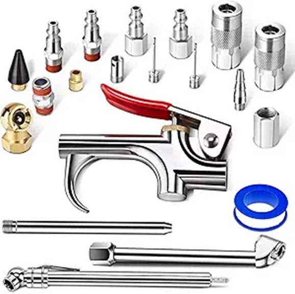 20-Piece Air Tool Kit with Compressor Accessories
