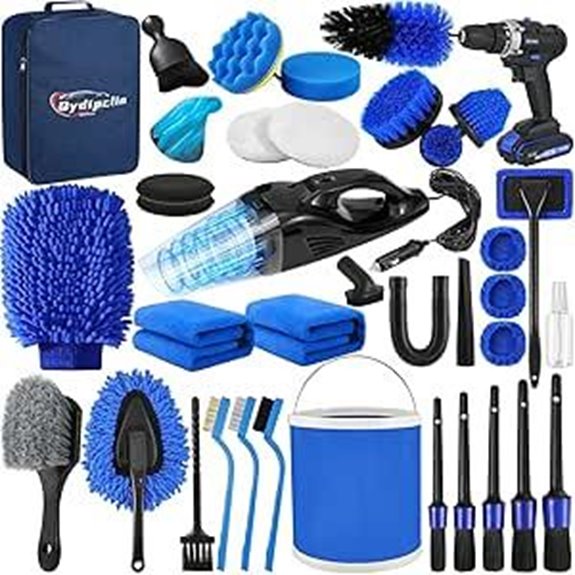 38-Piece Car Detailing Brush and Cleaning Kit