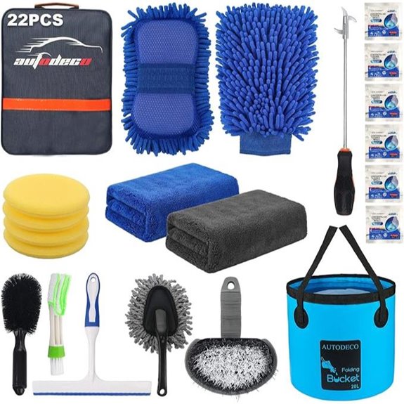 AUTODECO 22-Piece Car Wash & Detailing Kit