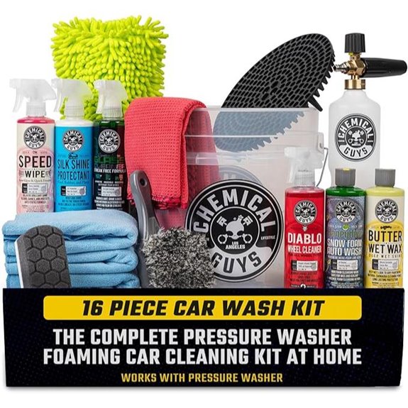 Chemical Guys 16-Piece Car Wash Kit with Foam Cannon