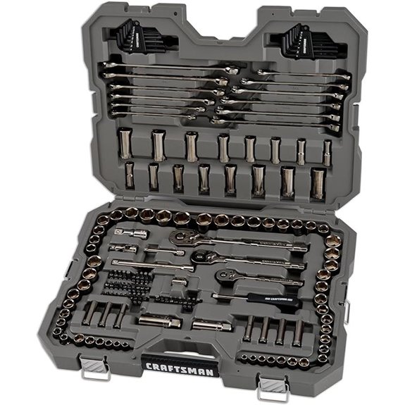 CRAFTSMAN 154-Piece Gunmetal Chrome Mechanics Tool Set