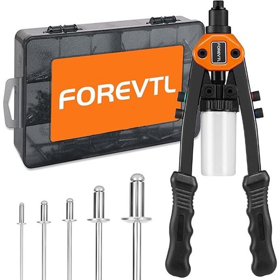 Rivet Gun Kit with 210 Rivets and Tools