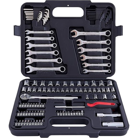 121-Piece Mechanic Tool Set with Sockets and Wrenches