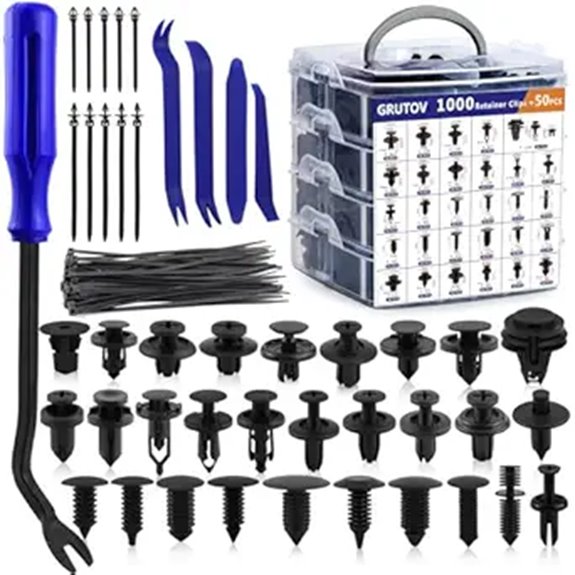 Automotive Bumper Clips and Fasteners Kit (1050pcs)
