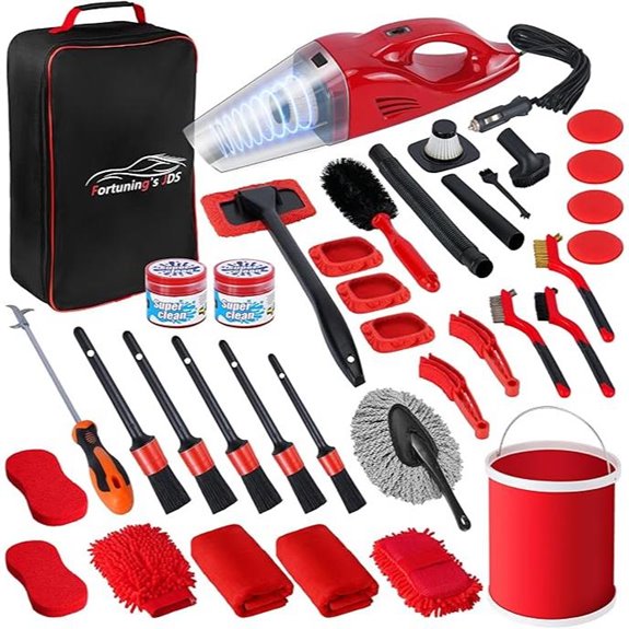 37PCS Car Detailing Kit Interior Cleaner and Accessories