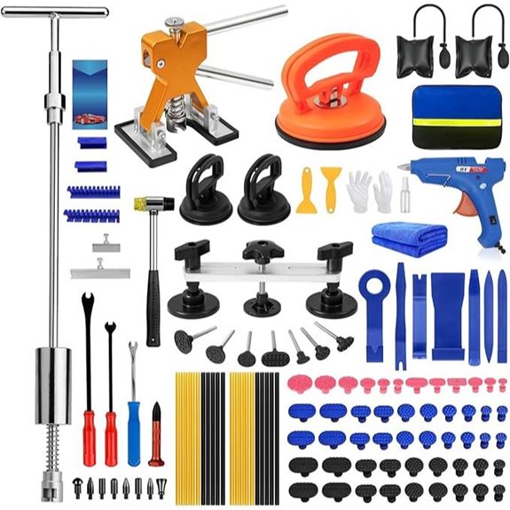 129pcs Car Dent Puller Kit for Paintless Repair