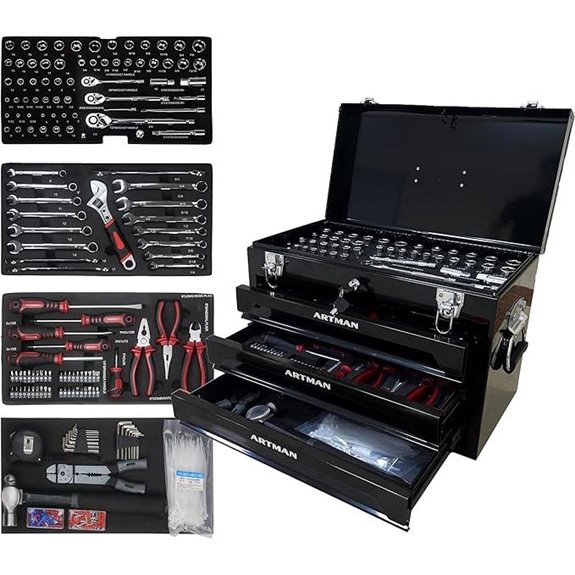 Campfun 439PCS Mechanic Tool Set with Drawers